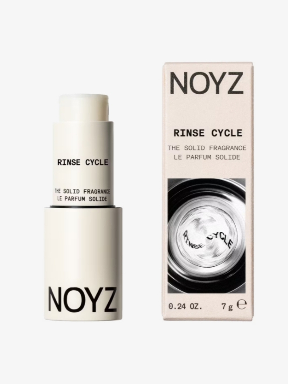 NOYZ Rinse Cycle Solid Fragrance Stick – Cream 0.24oz Full Sized Perfume